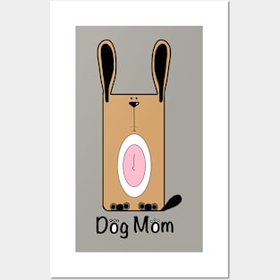 Dog mom Posters and Art